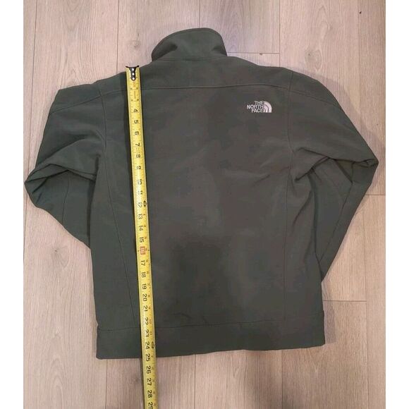 Men's North Face Soft Shell Jacket Green With Fleece Lining Size Small - Picture 3 of 10